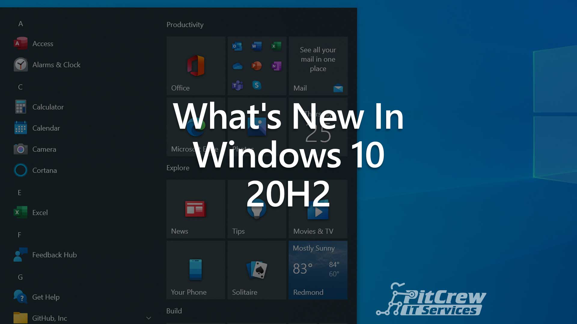 Whatâ€™s New In Windows 10 20H2