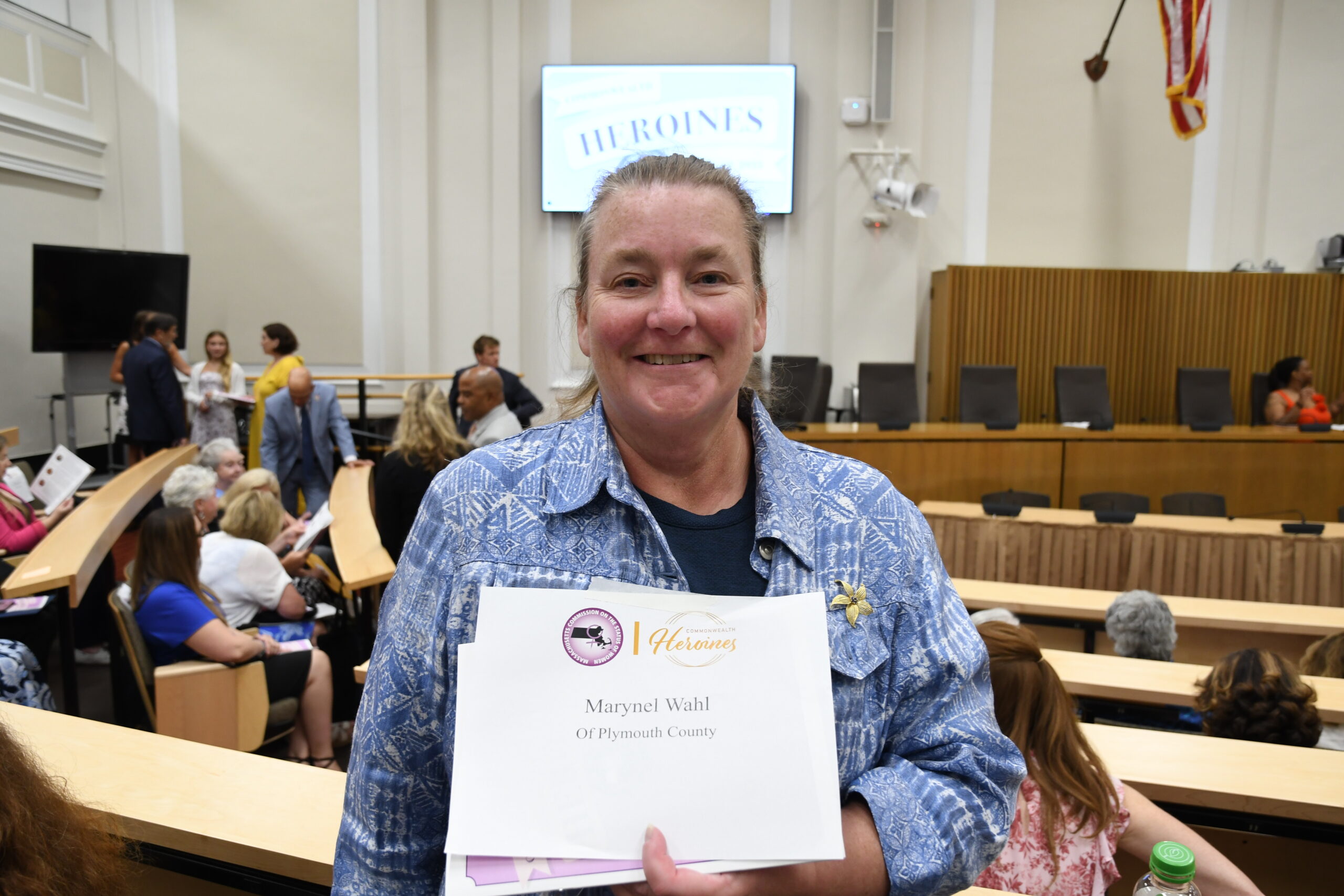 Marynel Wahl Named “Commonwealth Heroine” by MA State Women’s Commission