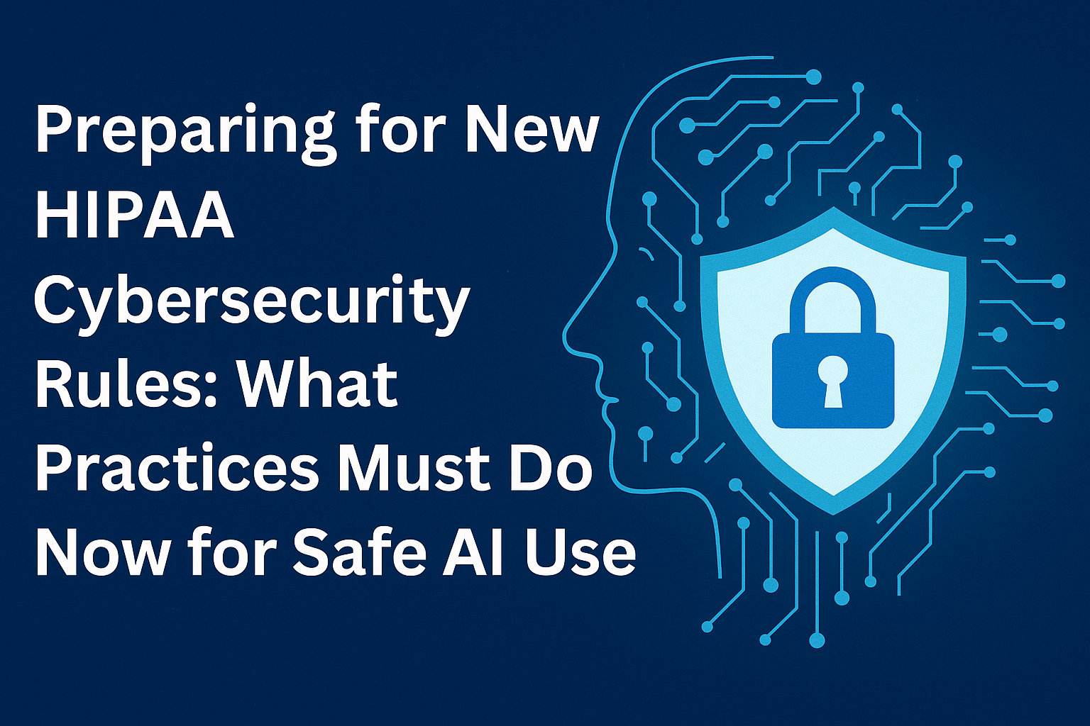 Preparing for New HIPAA Cybersecurity Rules: What Practices Must Do Now for Safe AI Use