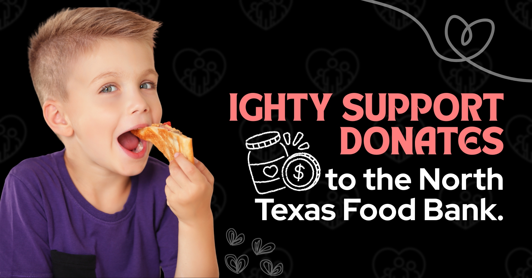 Ighty Support donates to the North Texas Food Bank