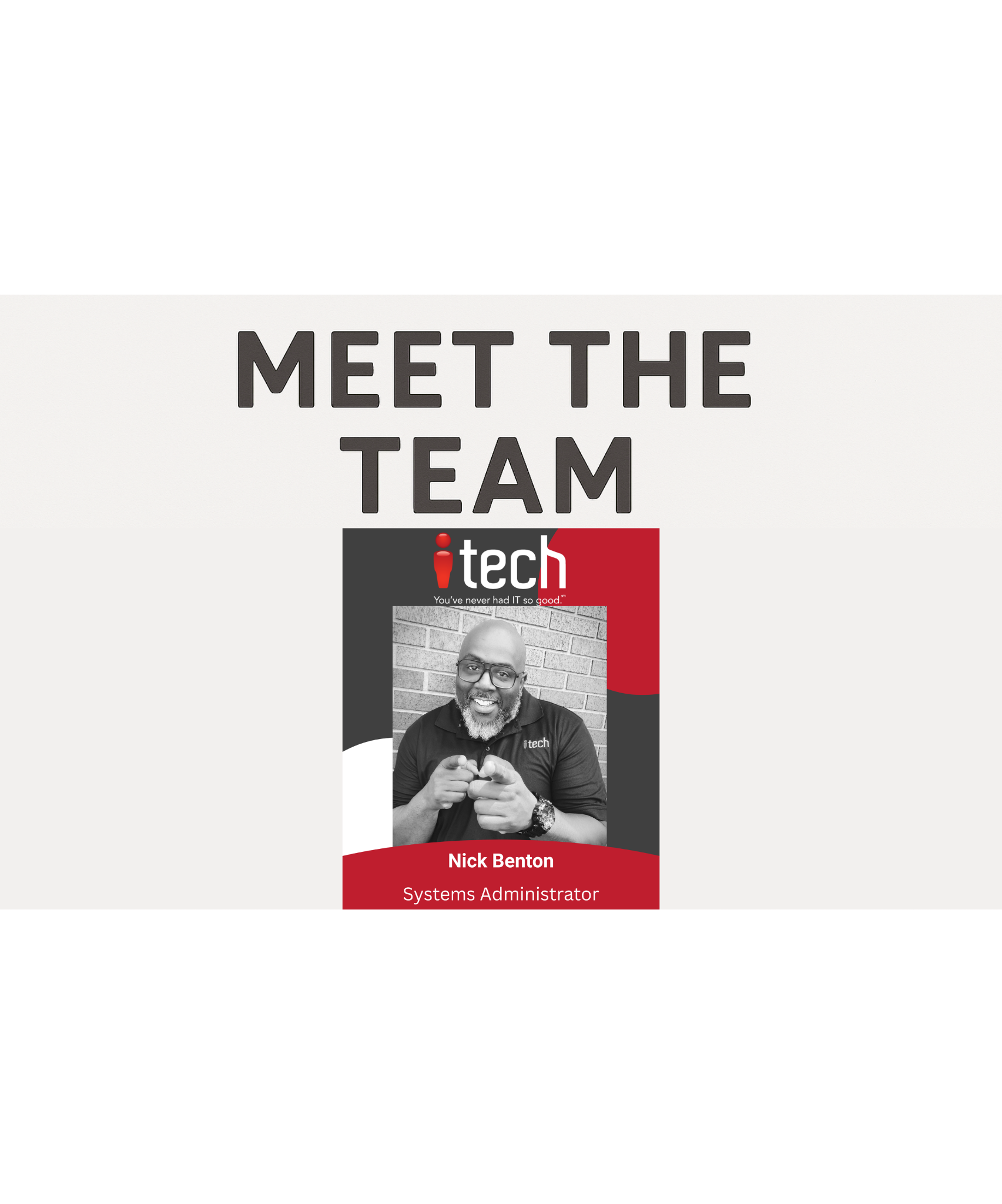 Meet the Team – Nick Benton