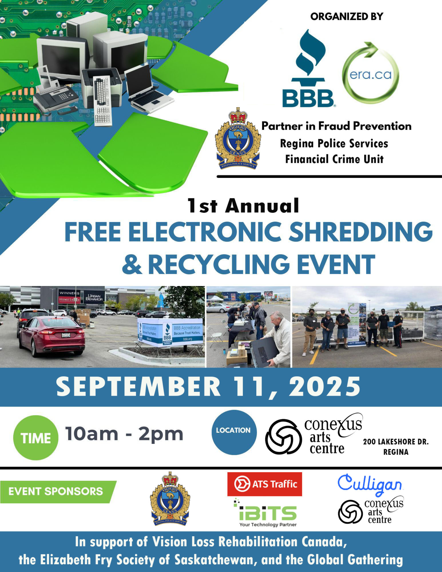 Event Recap: Proud to Support the 1st Annual Free Electronic Shredding & Recycling Event! 