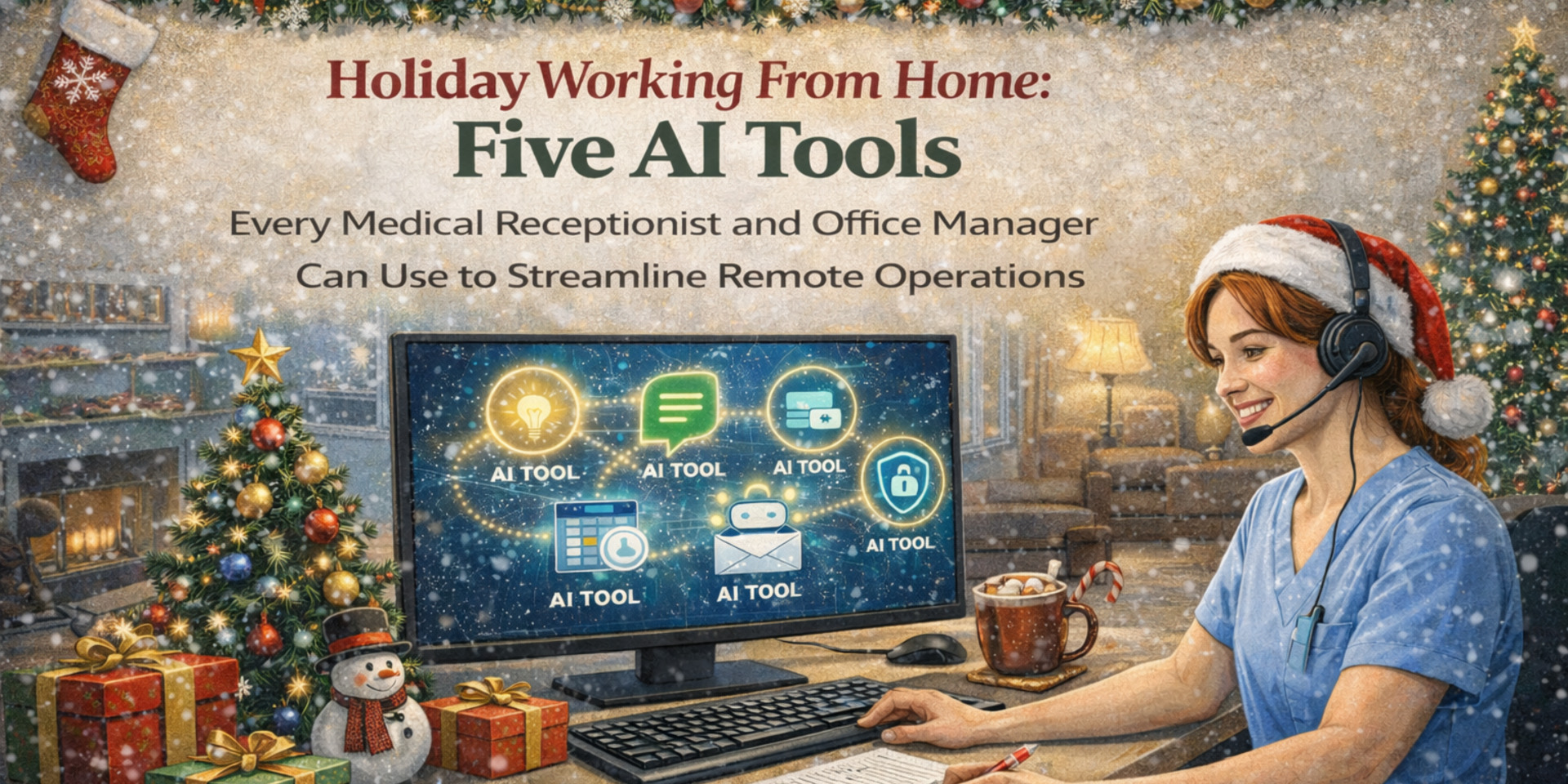 Holiday Working From Home: Five AI Tools Every Medical Receptionist and Office Manager Can Use to Streamline Remote Operations