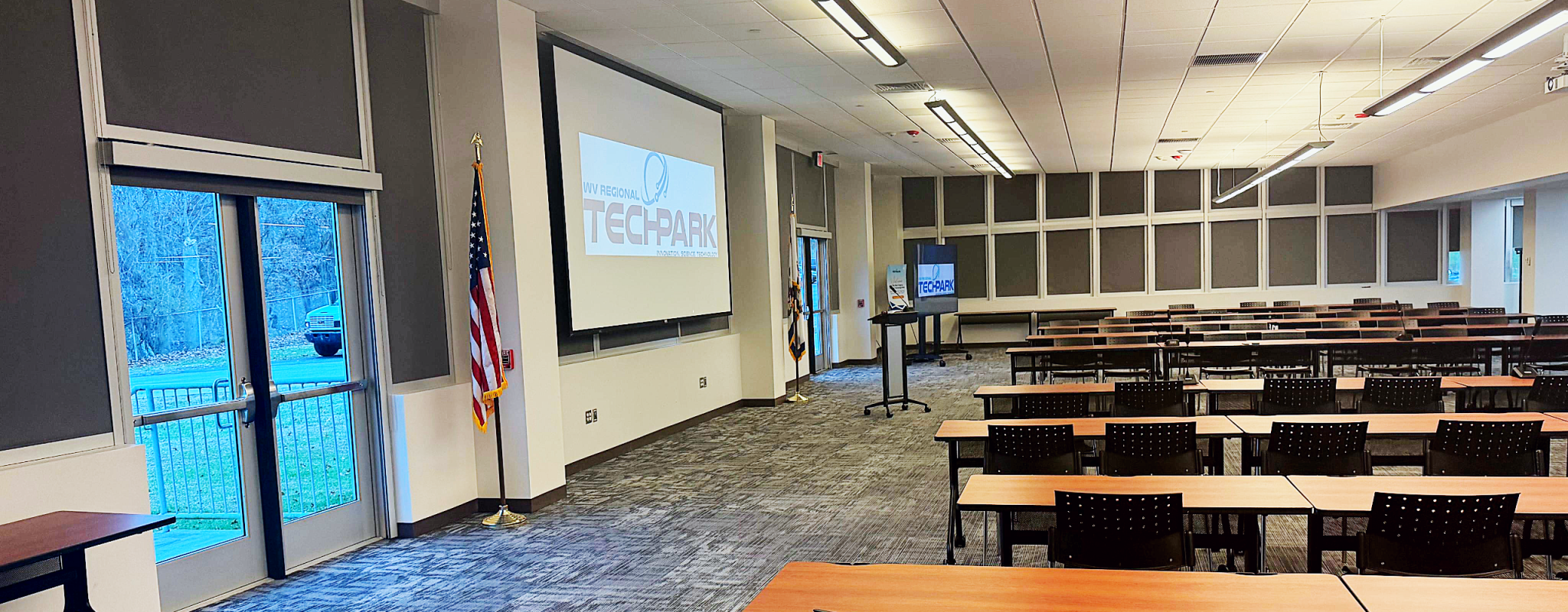 Modern Conference Center A/V Upgrade at WV Regional Technology Park