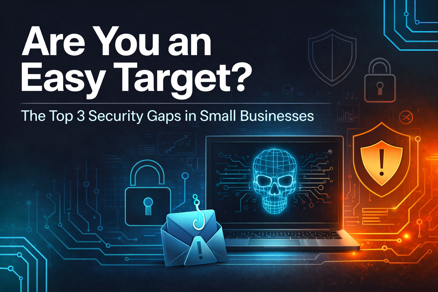 Are You an Easy Target? The Top 3 Security Gaps We See in Local Businesses