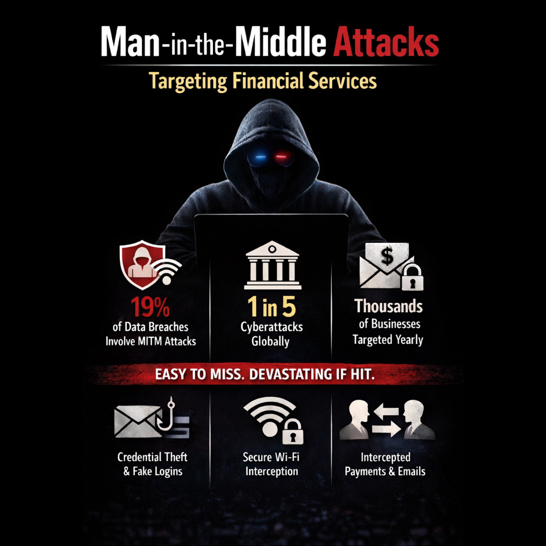 Man-in-the-Middle Attacks: How Financial Services Are Being Silently Hijacked — and How Easy It Is to Be Tricked