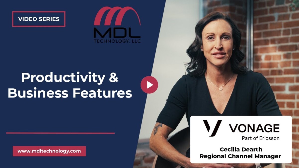 Vonage Productivity and Business Features by MDL Technology