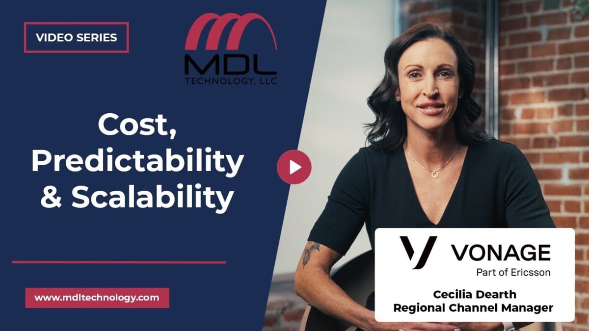 Cost, Predictability & Scalability With Vonage | MDL Technology