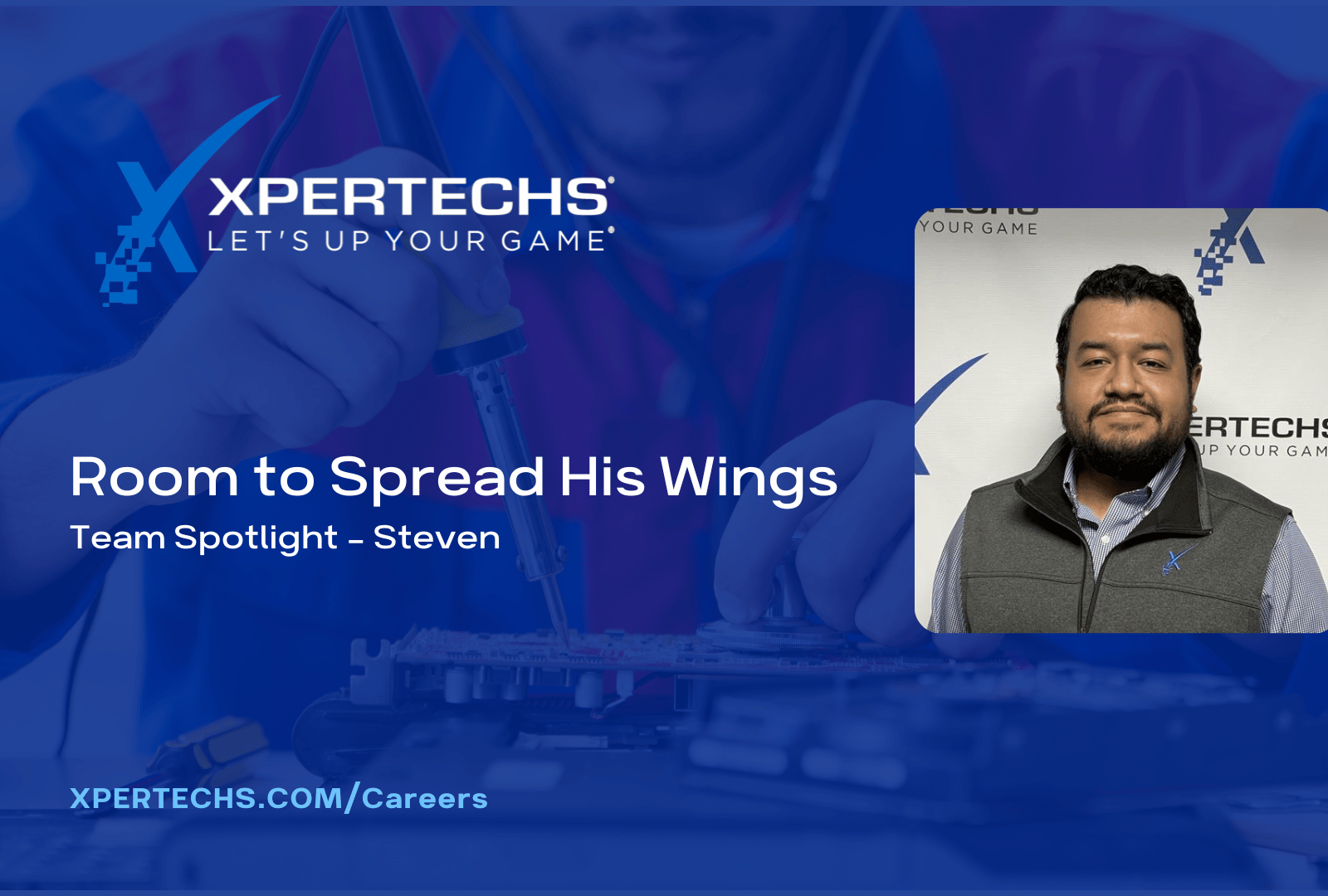 Room to Spread His Wings – Spotlight on Steven