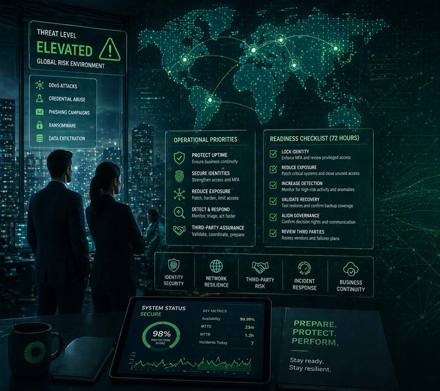 Cybersecurity Readiness Advisory: Managing Elevated Cyber Risk During Global Crises