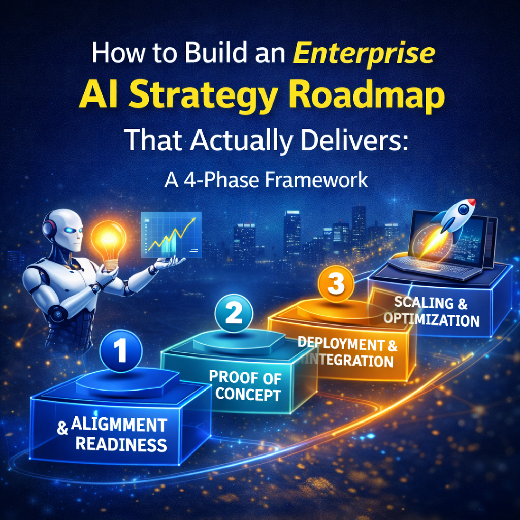 How to Build an Enterprise AI Strategy Roadmap That Actually Delivers: A 4-Phase Framework for 2026  