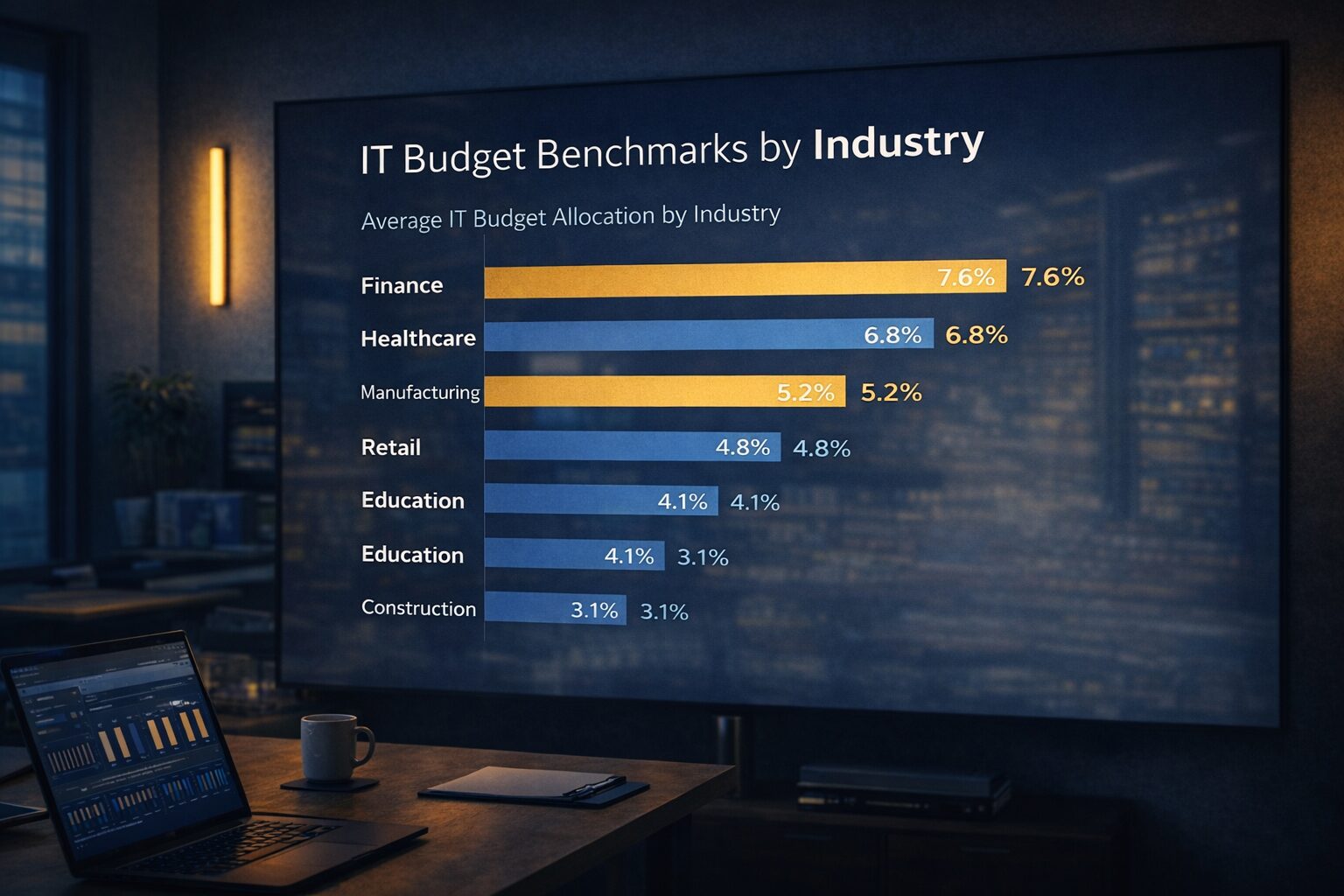IT Budget Benchmarks by Industry: What Are Your Peers Spending?