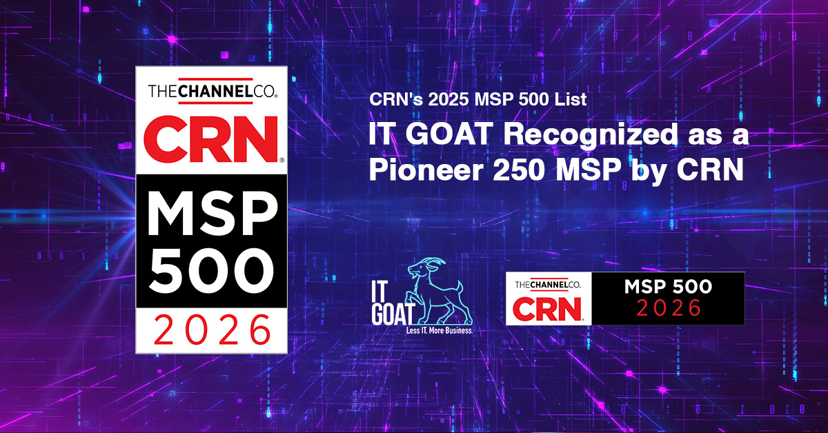 IT GOAT Named to CRN’s MSP 500 List for 2026: Pioneer 250