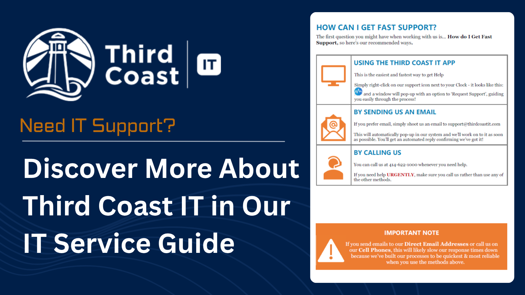 Seamless IT Support with the Third Coast IT Service Guide