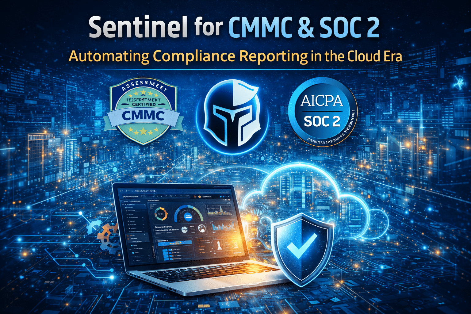 Sentinel for CMMC & SOC 2: Automating Compliance Reporting in the Cloud Era