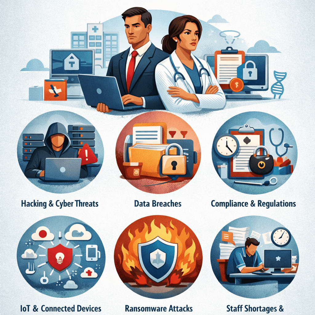 Top Security Pain Points Facing Healthcare CTOs and CIOs