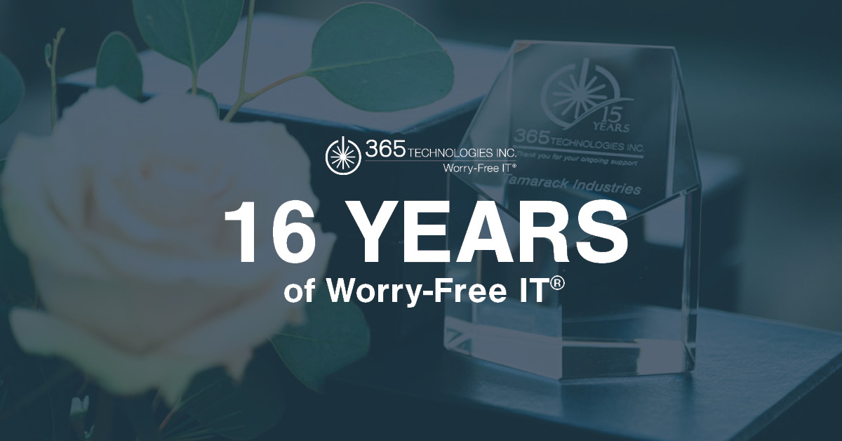 16 Years of Worry-Free IT®