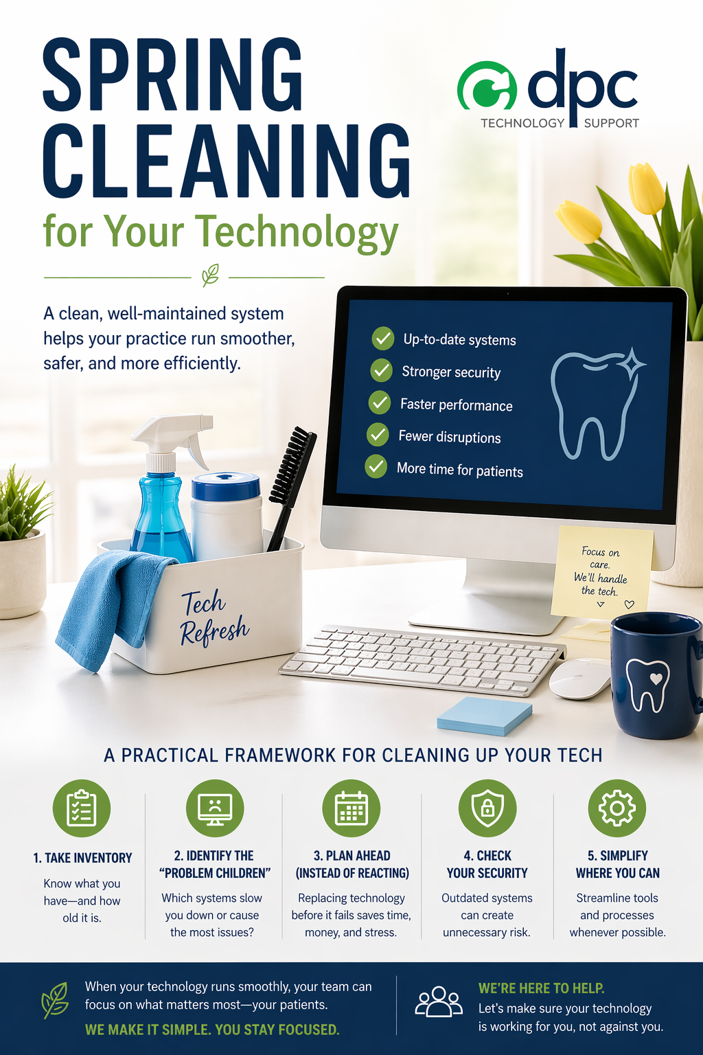 Spring Cleaning for Your Technology (Without the Headache)