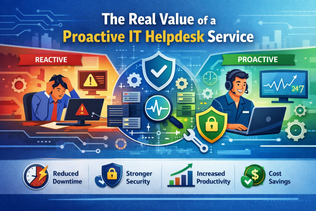 The Real Value of a Proactive IT Helpdesk Service