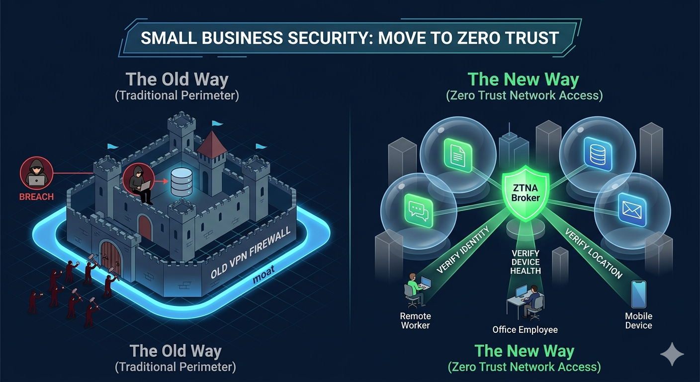Why “Never Trust, Always Verify” is the New Standard: A Small Business Guide to ZTNA