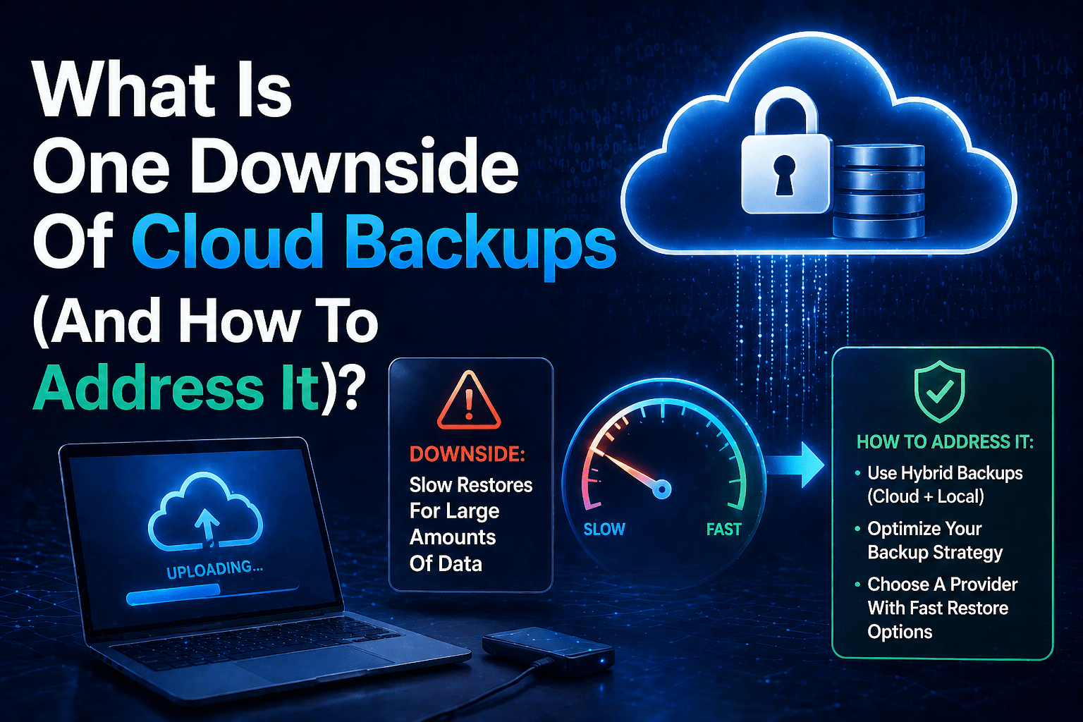 What Is One Downside Of Cloud Backups (And How To Address It)?