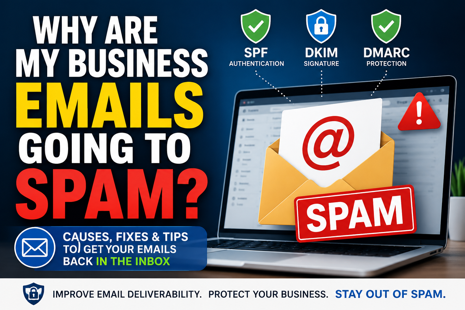 Why Are My Emails Going to Spam? A Business Guide to Email Deliverability