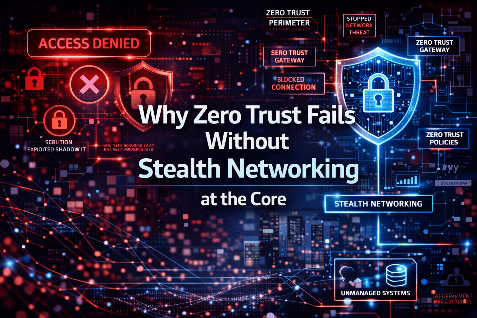 Why Zero Trust Fails Without Stealth Networking at the Core