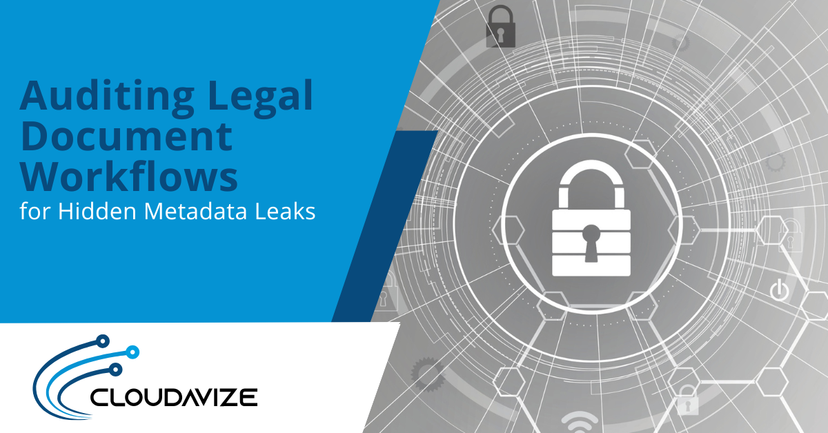 Auditing Legal Document Workflows for Hidden Metadata Leaks