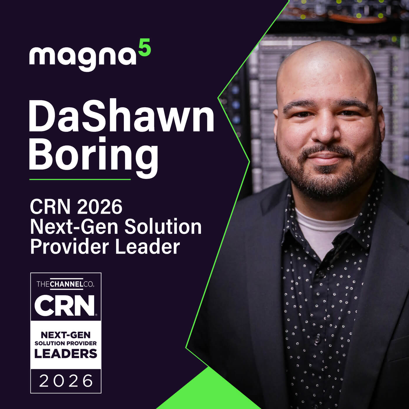 DaShawn Boring named to CRN 2026 Next-Gen Solution Provider Leaders list.
