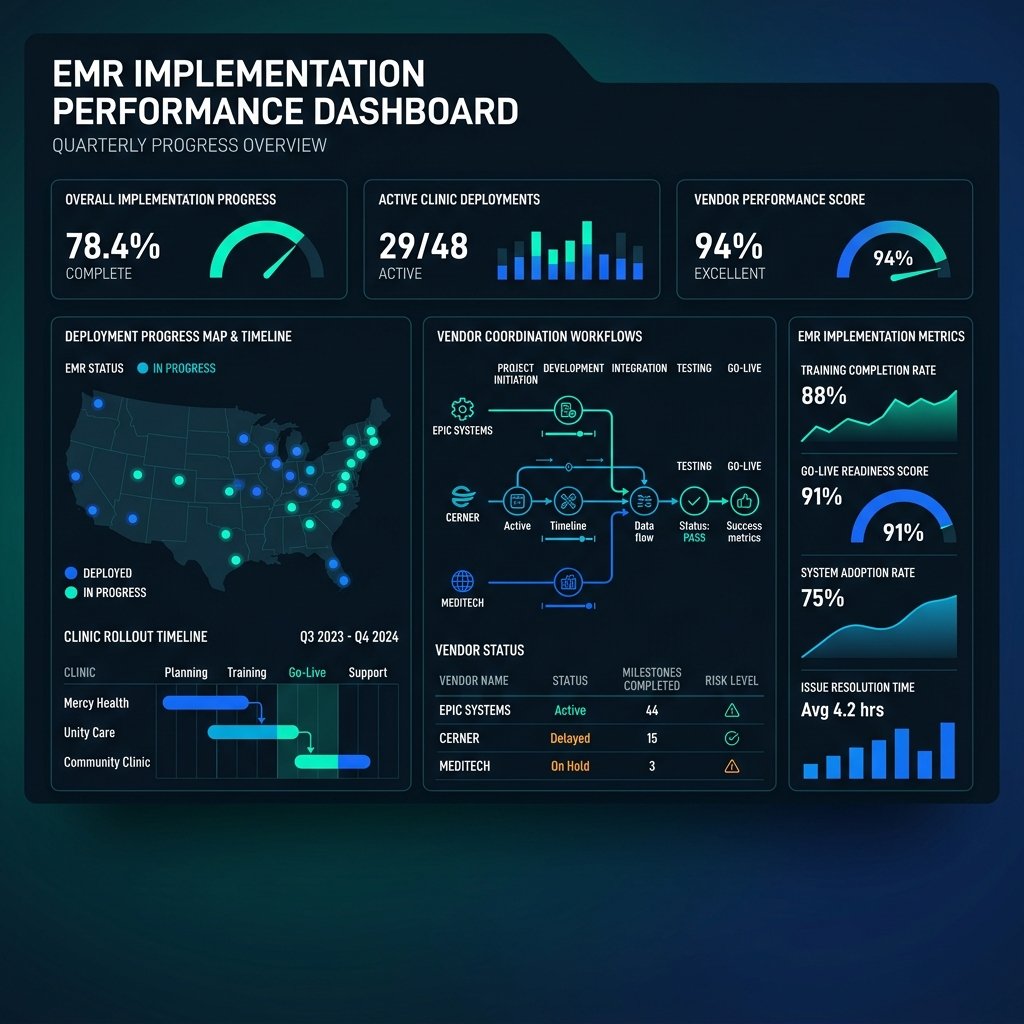 End-to-End EMR Consultation: How to Choose, Implement, and Maintain a New Electronic Medical Record System