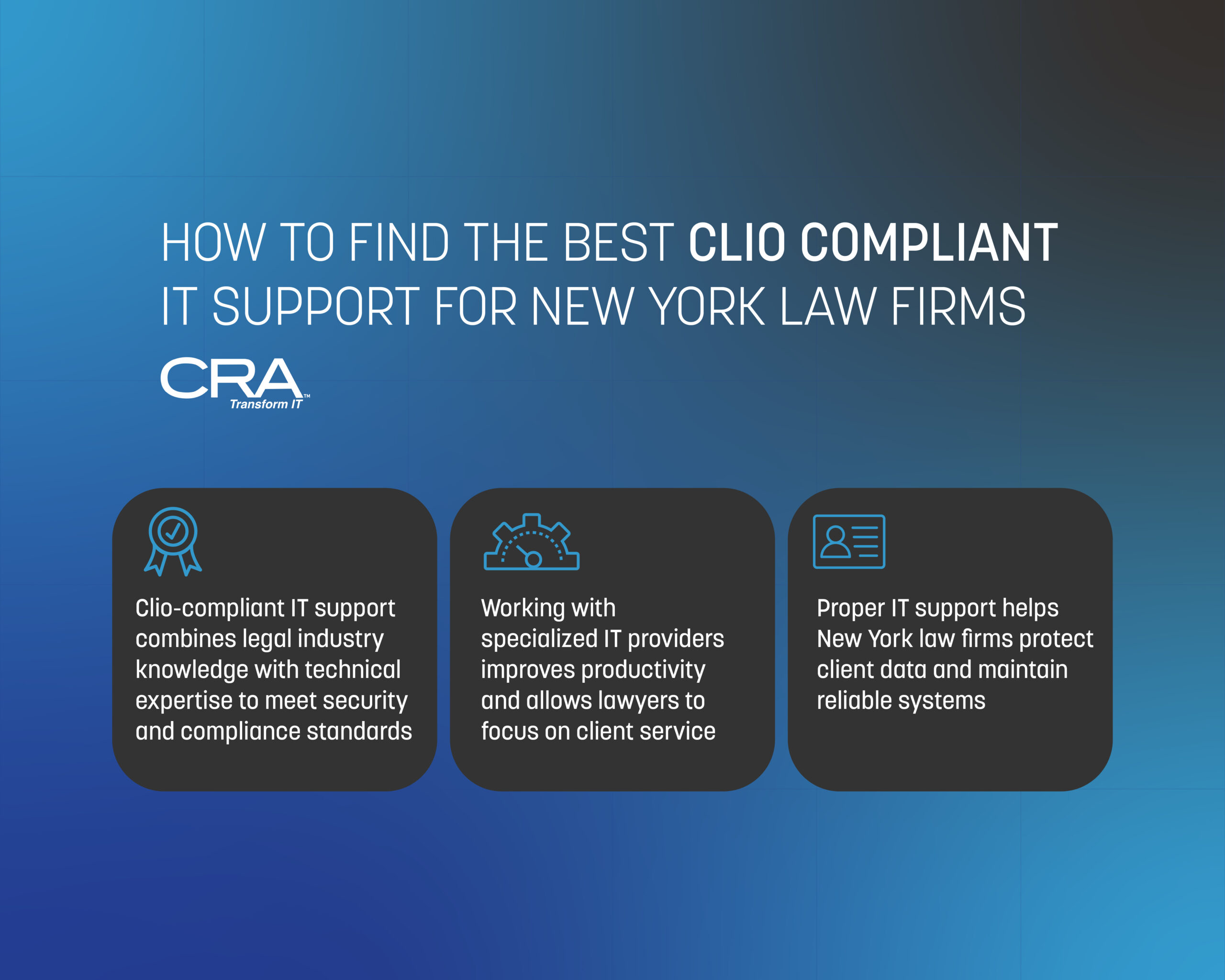 How To Find The Best Clio Compliant IT Support for New York Law Firms
