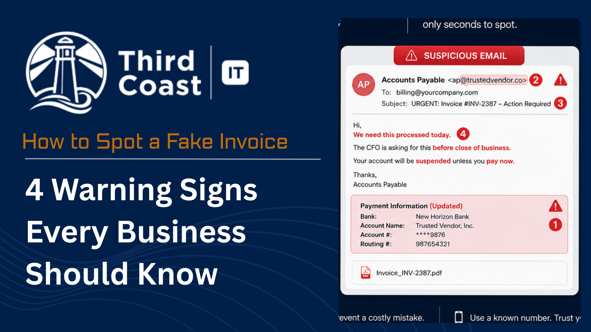 How to Spot a Fake Invoice: 4 Warning Signs Every Business Should Know
