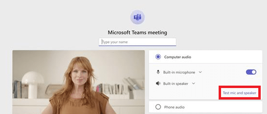 Microsoft Teams Introduces Pre-Join Audio Testing
