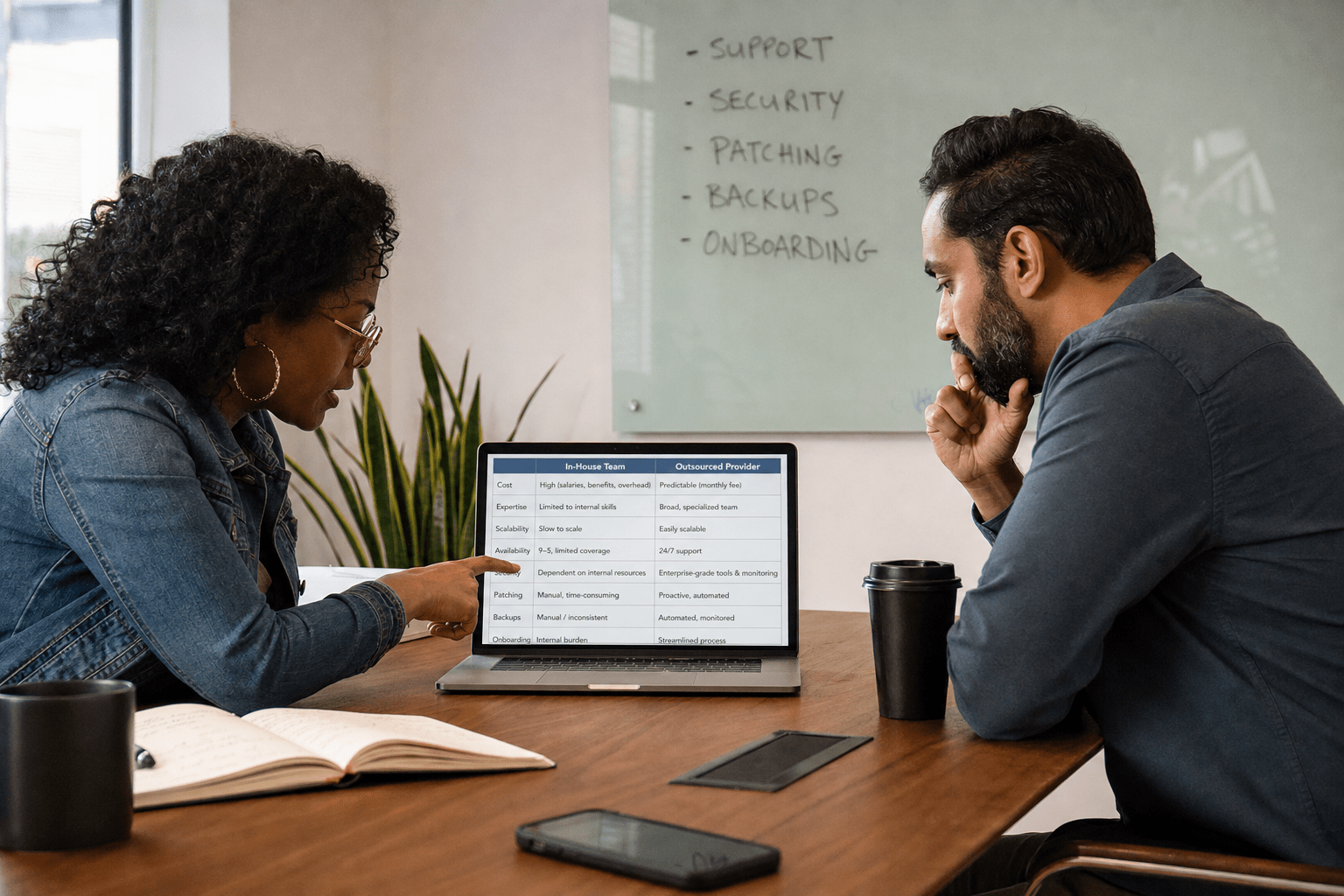 MSP vs. In-House IT: A Side-by-Side Comparison for SMBs