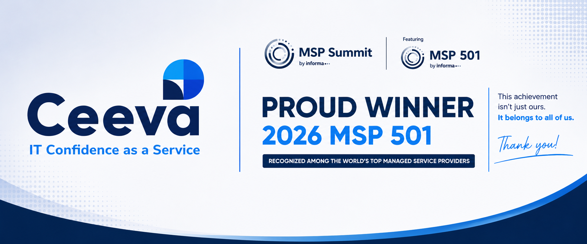 Press Release: Ceeva named as MSP 501 Winner