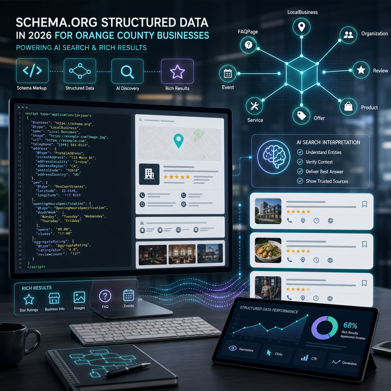 Schema.org in 2026: What OC Businesses Need for AI Search and Rich Results