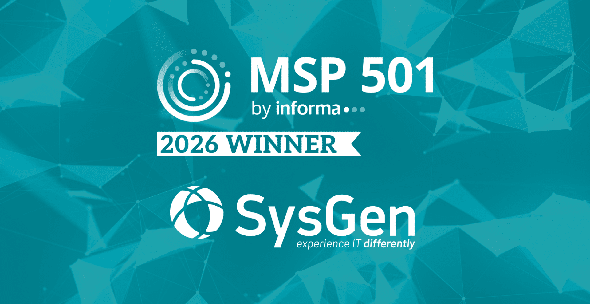 SysGen Solutions Group Recognized on 2026 MSP 501 List