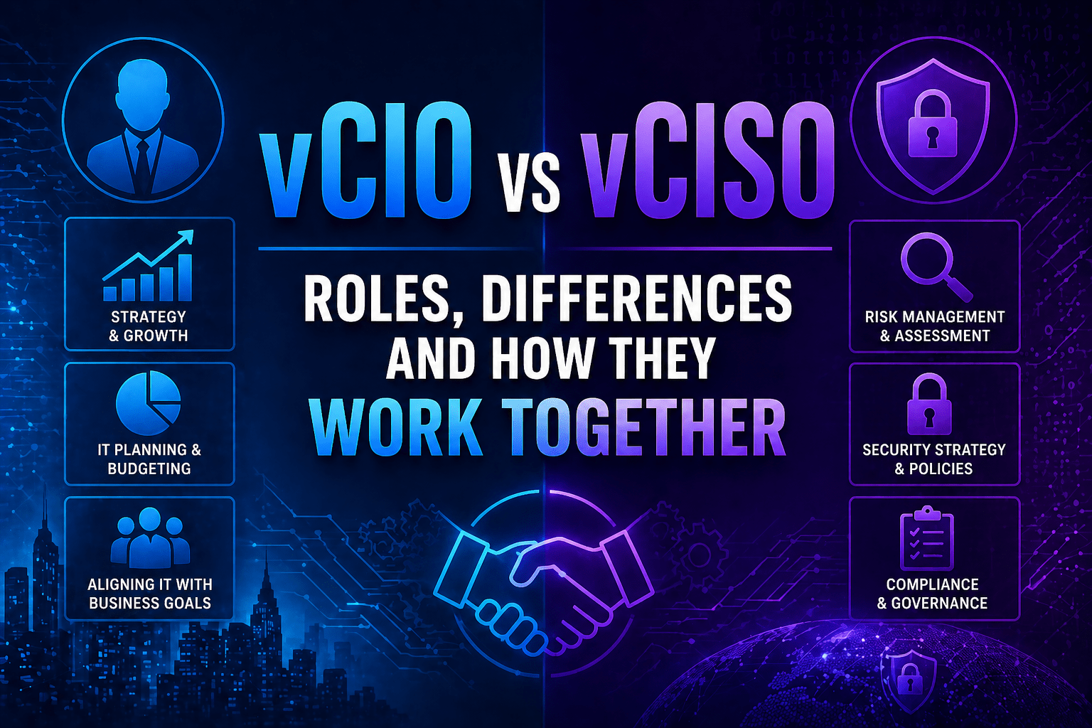 vCIO vs vCISO: Roles, Differences And How They Work Together
