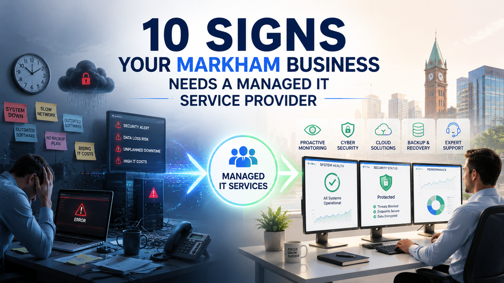 10 Signs Your Markham Business Needs a Managed IT Service Provider