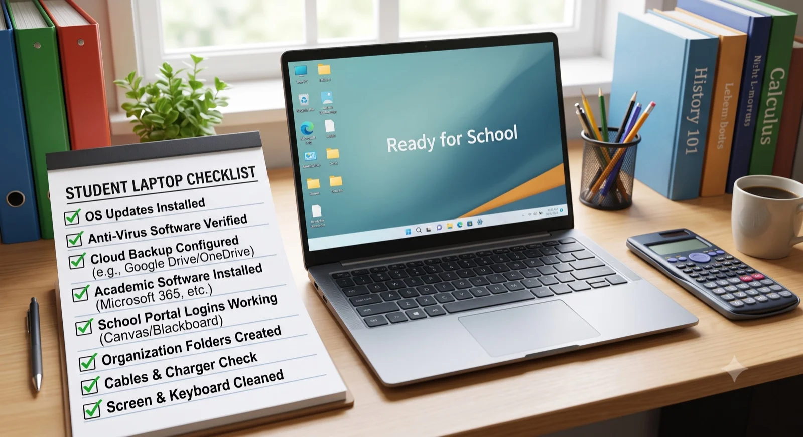 Back to School Computer Checklist: Get Your Student Laptop Ready