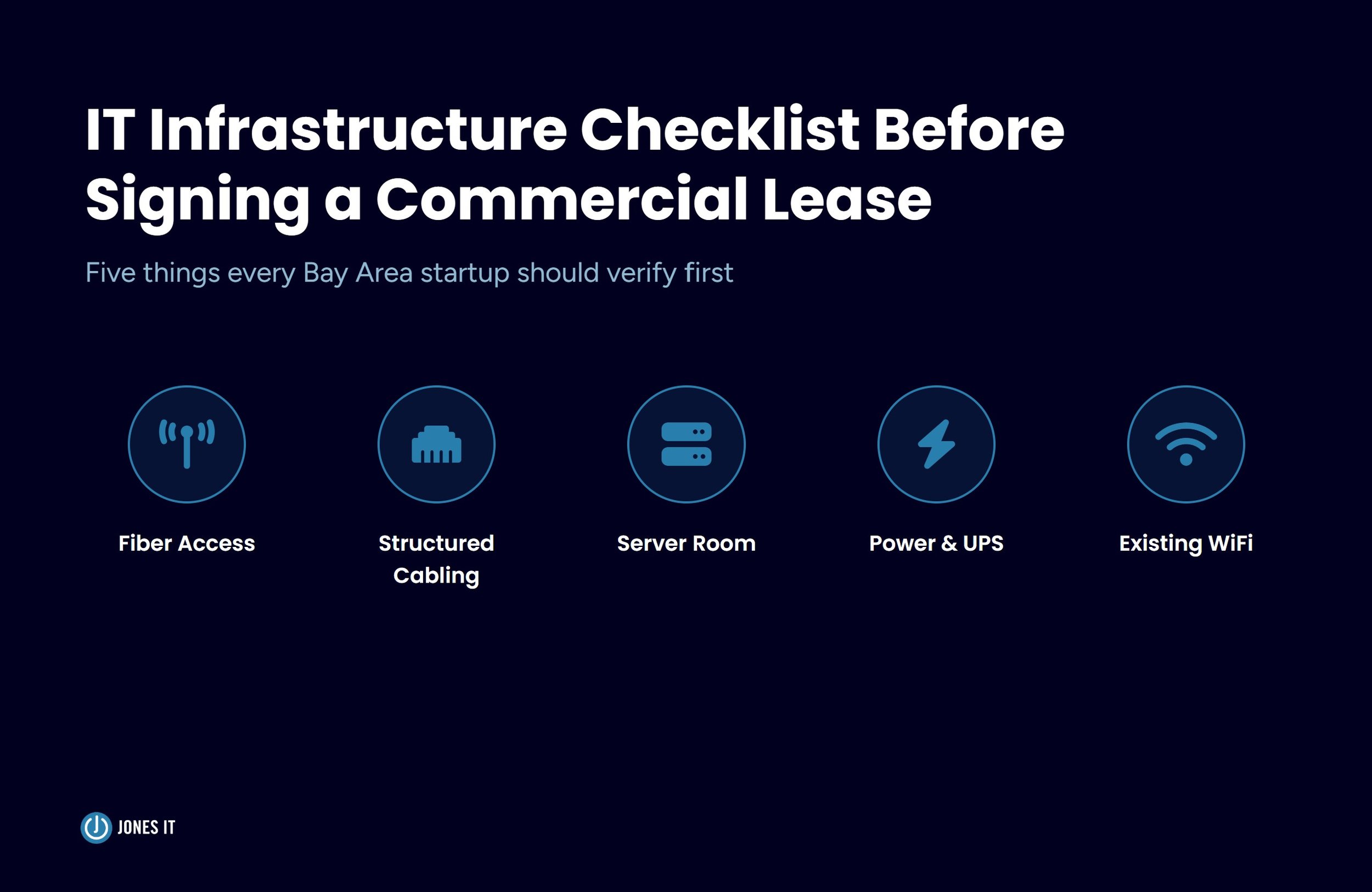 Commercial Lease IT Checklist: A Guide for Bay Area Startups