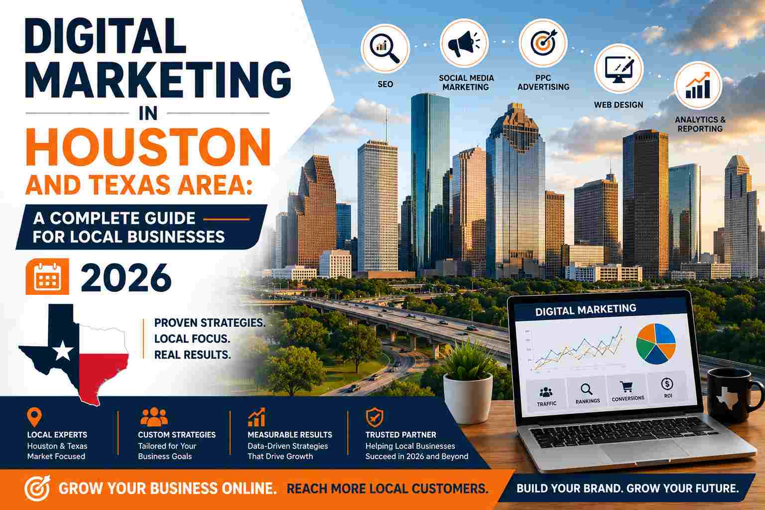 Digital Marketing in Houston and Texas Area: A Complete Guide for Local Businesses 2026