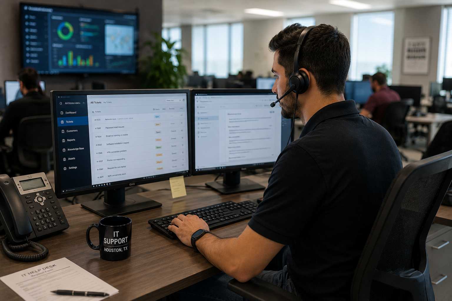 IT Help Desk Support in Houston, TX | 24/7 Managed IT Services