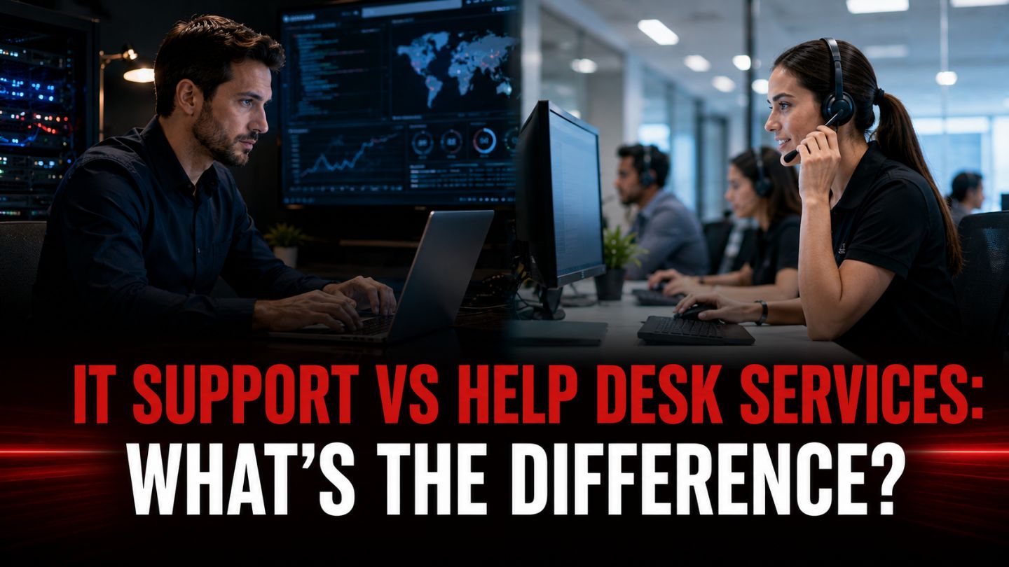 IT Support vs Help Desk Services: What’s the Difference?