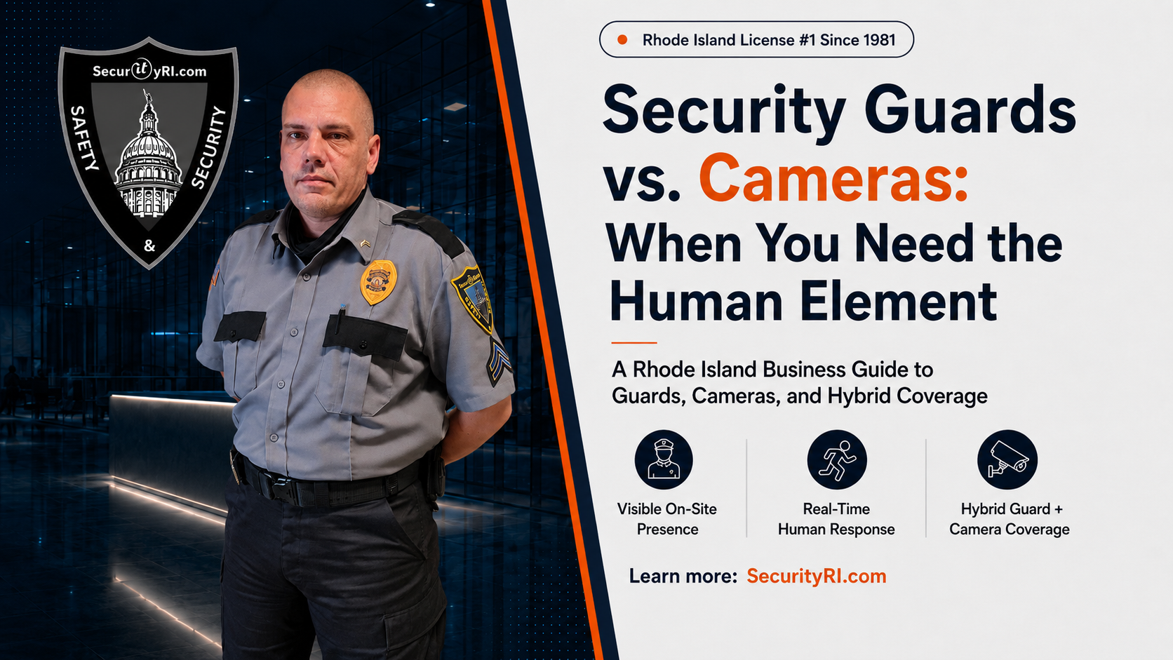 Security Guards vs. Cameras in Rhode Island
