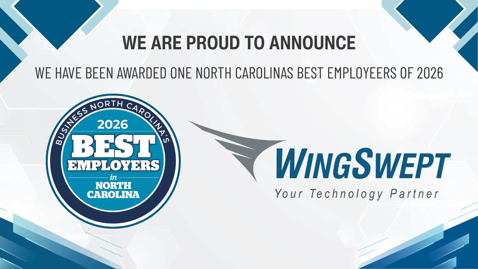 WingSwept Named as one of the 2026 Best Employers in North Carolina