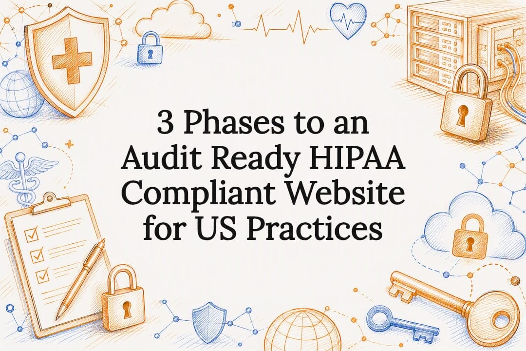 3 Phases to an Audit Ready HIPAA Compliant Website for US Practices