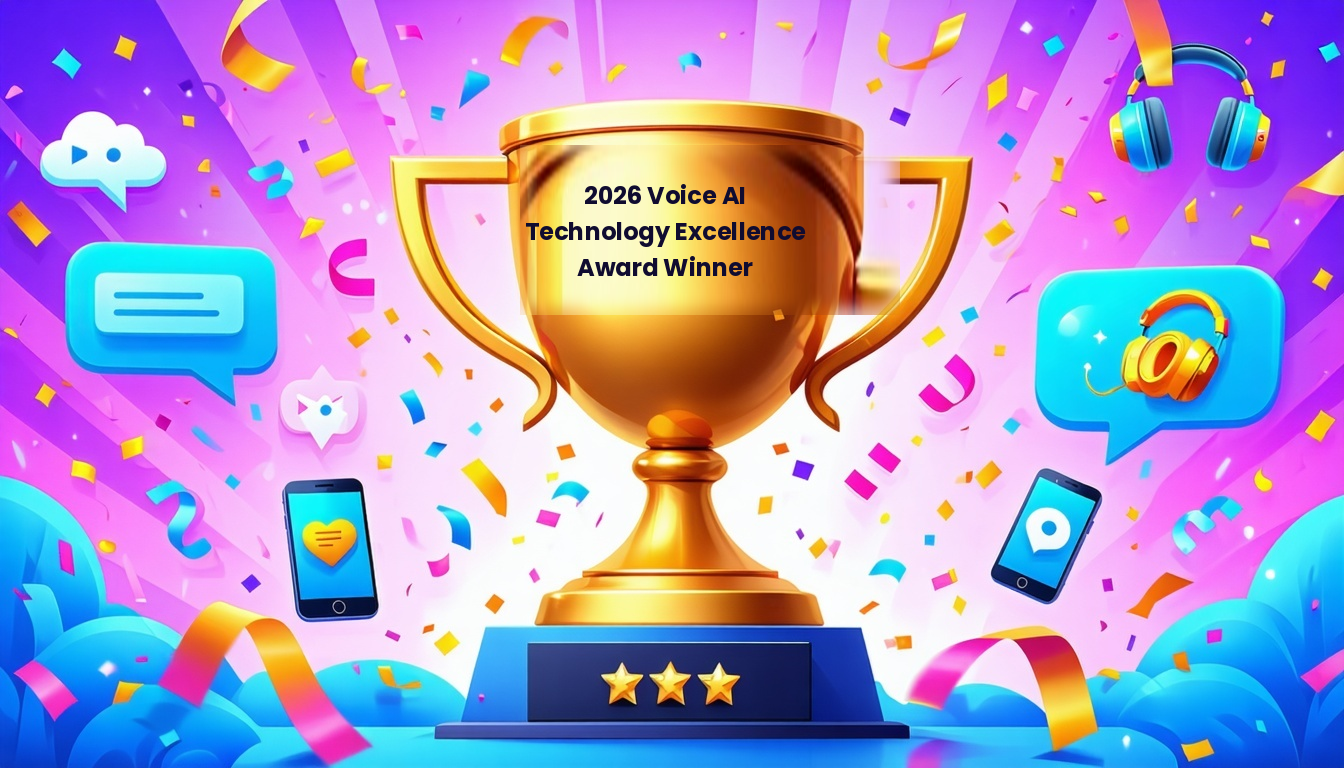 Agent Studio Recognized as a 2026 Voice AI Technology Excellence Award Winner