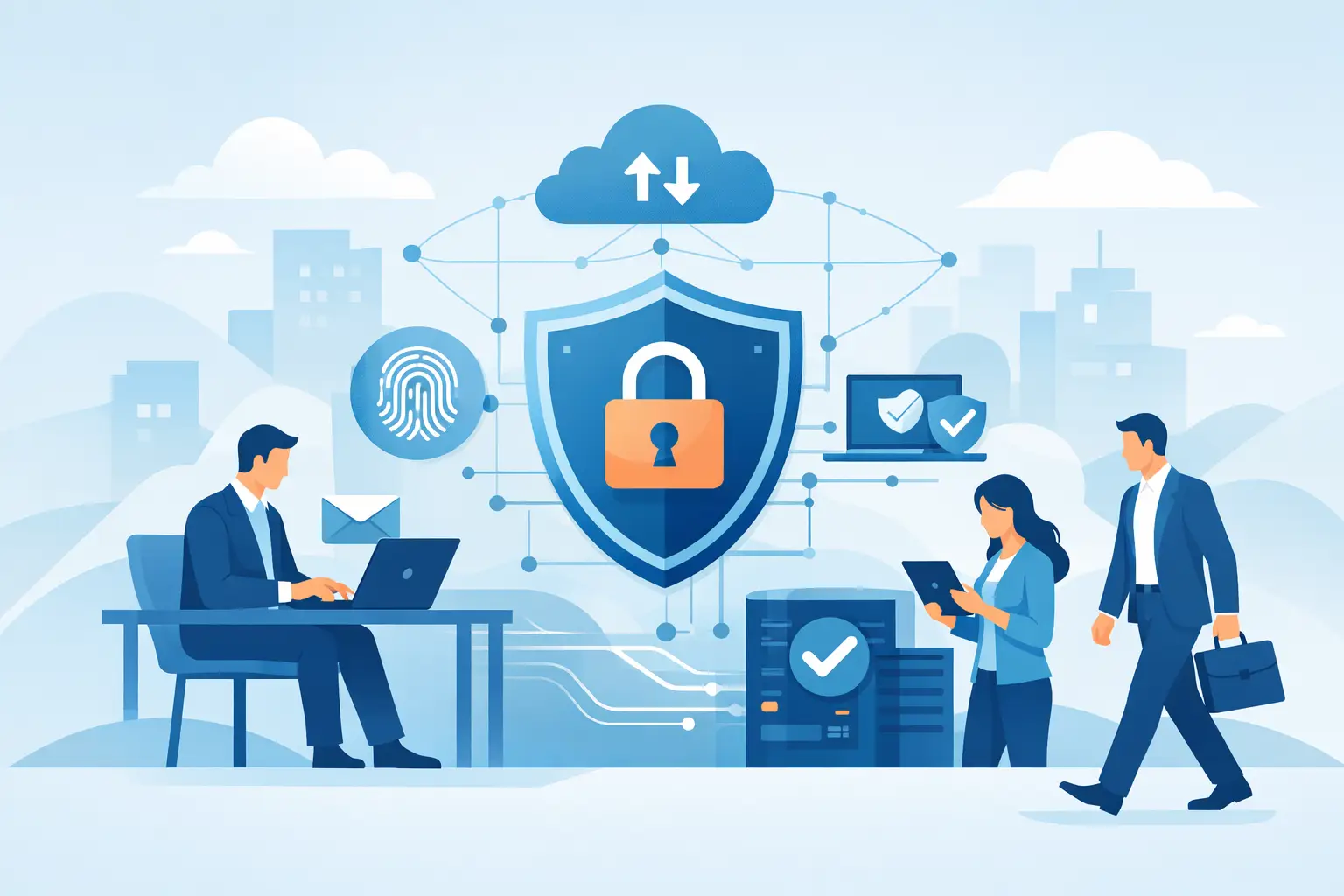 Business Cybersecurity That Keeps Work Moving