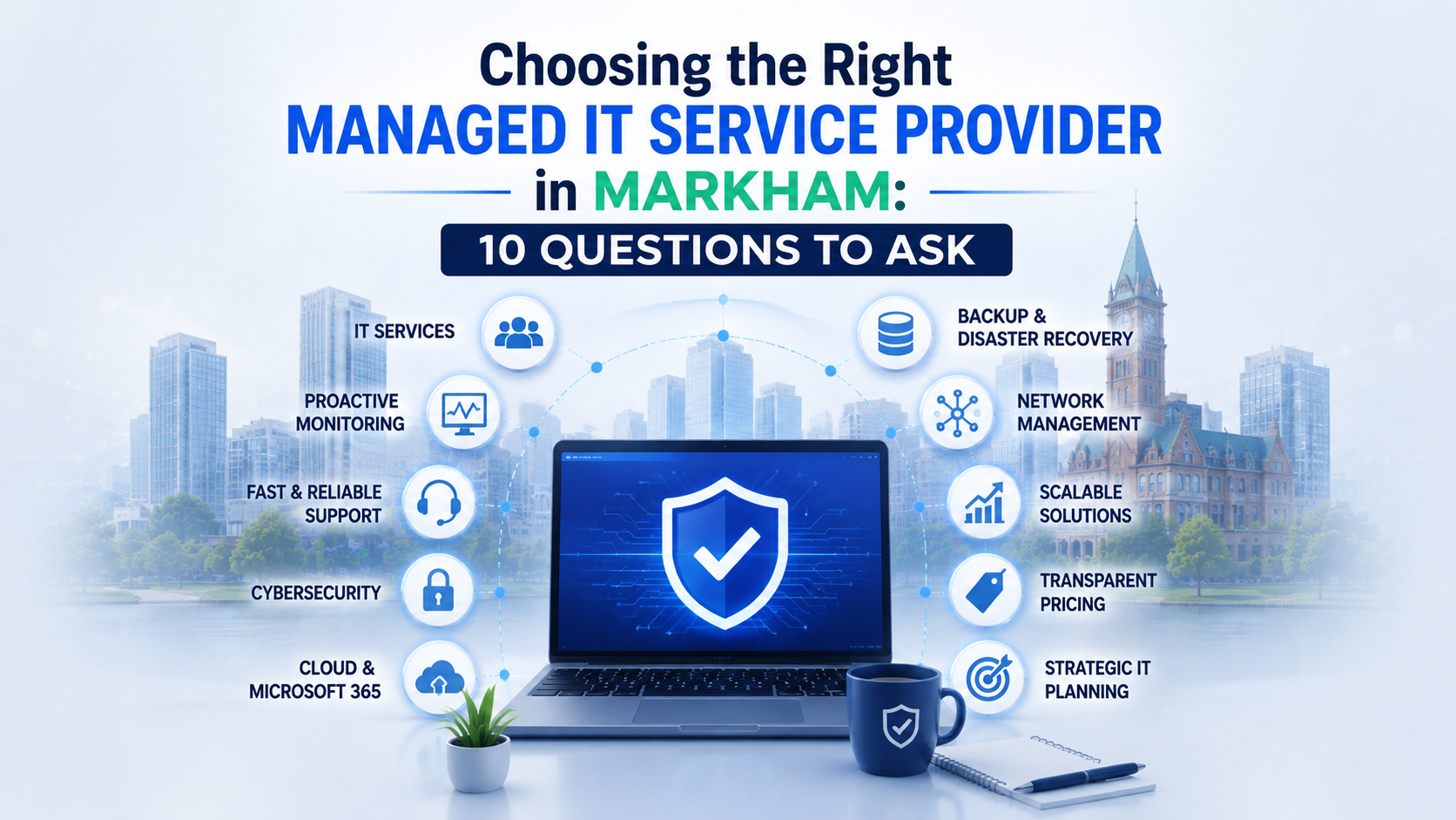 Choosing the Right Managed IT Service Provider in Markham: 10 Questions to Ask